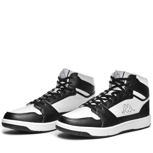 Kappa Unisex Logo Basil Md Gymnastikschuh, White Black, 37 EU von Kappa