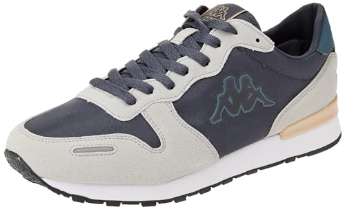 Kappa Unisex Logo Berlin 2 Walking-Schuh, Grey Dk Blue Dk, 45 EU von Kappa