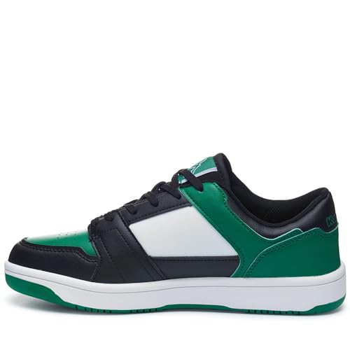 Kappa Unisex Logo Bernal Walking-Schuh, Green Md Black White, 43 EU von Kappa