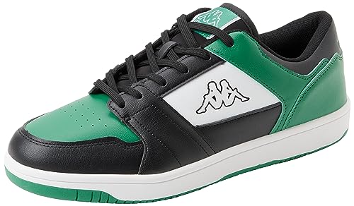 Kappa Unisex Logo Bernal Walking-Schuh, Green Md Black White, 46 EU von Kappa