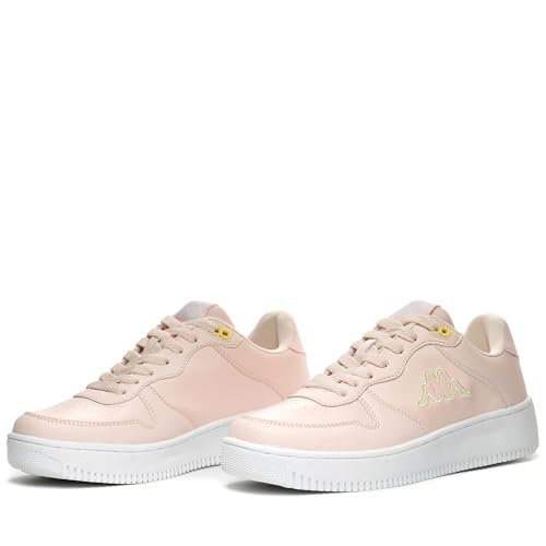 Kappa Herren Logo Maserta Gymnastikschuh, Rosa Pink Pastel Yellow, 40 EU von Kappa