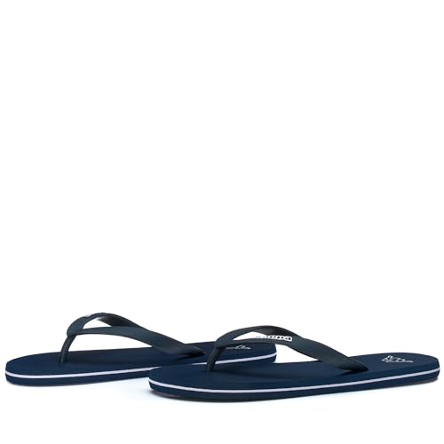 Kappa Unisex Logo Moker Flip-Flops, Blue Marine White, 36 EU von Kappa