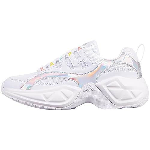 Kappa Unisex Overton Gc Sneaker, White Multi, 38 EU von Kappa