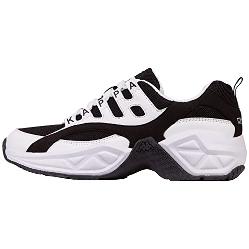 Kappa Unisex Overton Sneaker, 1011 White Black, 39 EU von Kappa