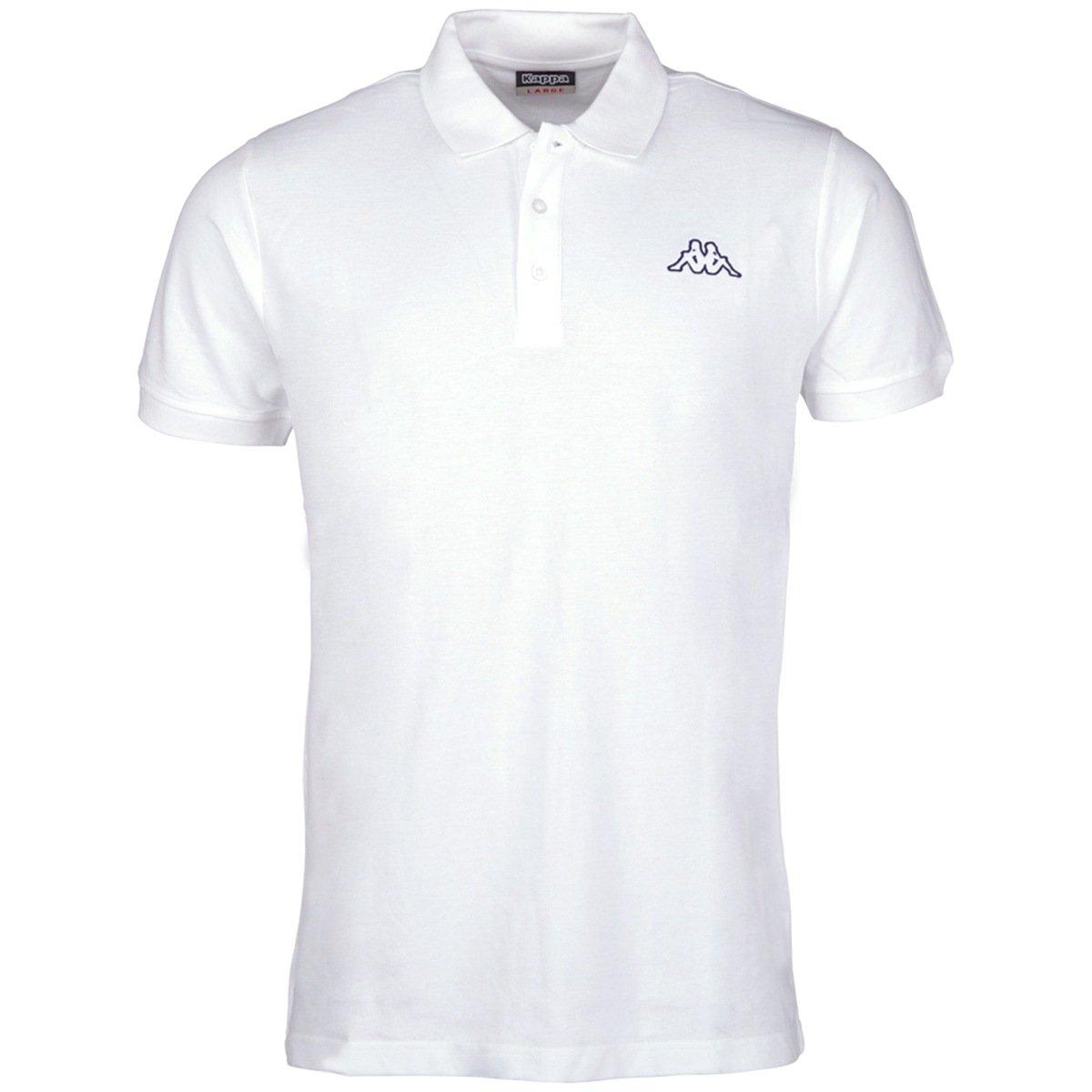 Kappa Unisex Polo Shirt Damen Herren 303173 weiss von Kappa