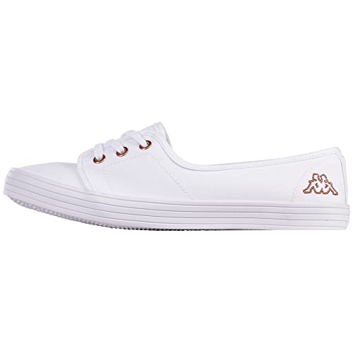 Kappa Unisex STYLECODE: 241974 Tropez Sneaker, White/Bronze, 40 EU von Kappa