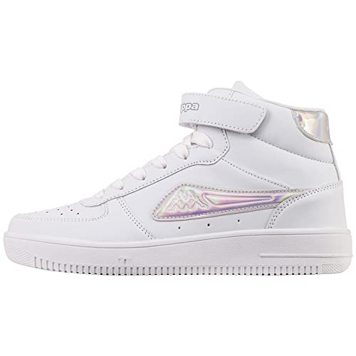 Kappa Unisex STYLECODE: 242610GC BASH MID GC Sneaker, White/Multi, 41 EU von Kappa