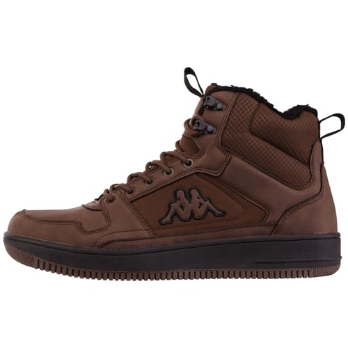 Kappa Unisex STYLECODE: 243046FUR Shab FUR Sneaker, Brown/Black, 42 EU von Kappa