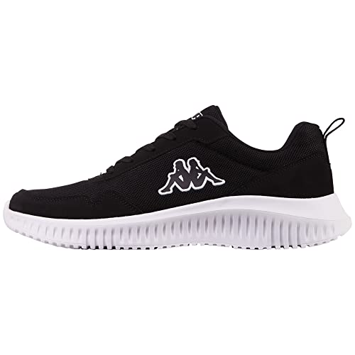 Kappa Unisex STYLECODE: 243140 Flox Sneaker, Black/White, 36 EU von Kappa