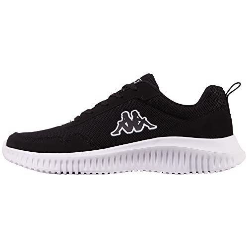 Kappa Unisex STYLECODE: 243140 Flox Sneaker, Black/White, 44 EU von Kappa