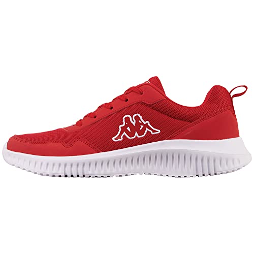 Kappa Unisex STYLECODE: 243140 Flox Sneaker, Red/White, 44 EU von Kappa