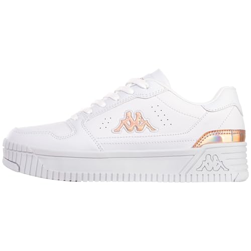 Kappa Unisex EMELA Women Sneaker, Weiß, 40 EU von Kappa