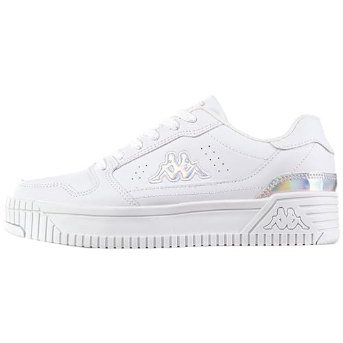 Kappa Unisex STYLECODE: 243235 EMELA Women Sneaker, White/Multi, 42 EU von Kappa