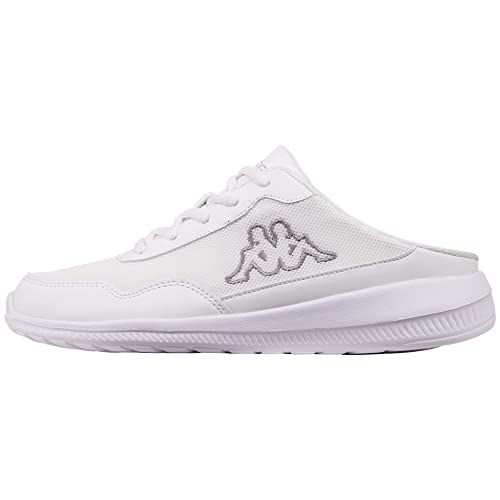 Kappa Unisex STYLECODE: 243257 Follow NH Sneaker, White/L´Grey, 37 EU von Kappa