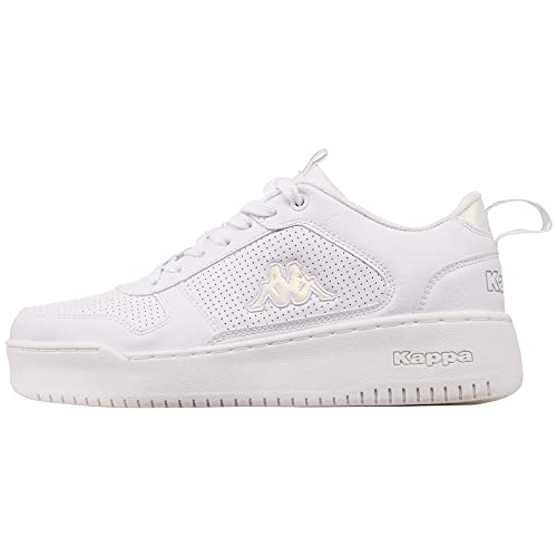 Kappa Unisex FOGO PF Women Sneaker, Weiß, 39 EU von Kappa