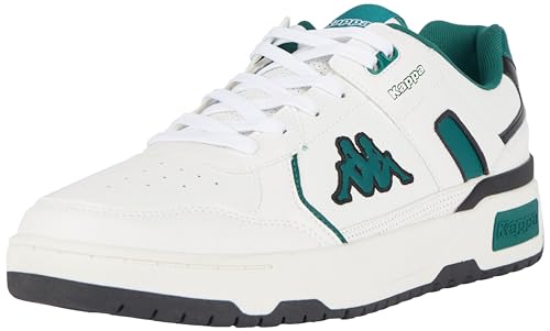 Kappa Unisex STYLECODE: 243362XL SEDLEY XL Sneaker, White/Green, 48 EU von Kappa