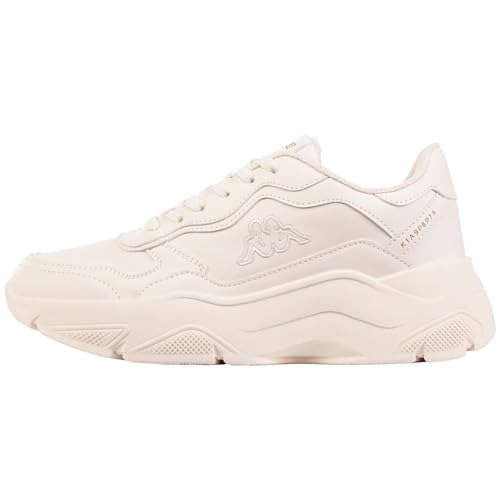 Kappa Unisex STYLECODE: 243371 CELATA Sneaker, Offwhite/Gold, 36 EU von Kappa