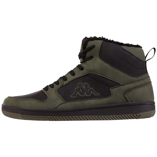 Kappa Unisex Stylecode: 243374 Lineup Fur Sneaker, Army Black, 38 EU von Kappa