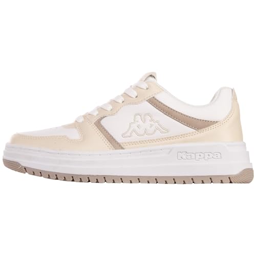 Kappa Unisex STYLECODE: 243390 Darlington Women Sneaker, Offwhite/White, 42 EU von Kappa