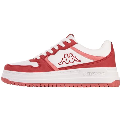 Kappa Unisex STYLECODE: 243390 Darlington Women Sneaker, Red/White, 39 EU von Kappa