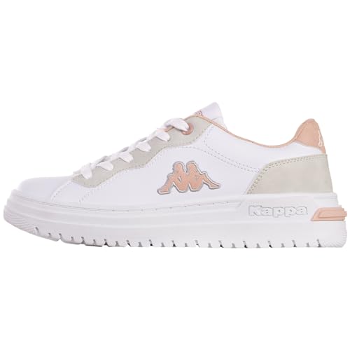 Kappa Unisex STYLECODE: 243414MF RAMEA MF Women Sneaker, White/Rosé, 37 EU von Kappa