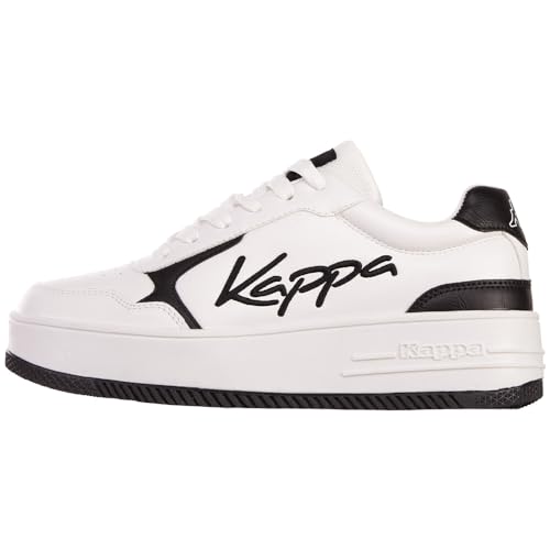 Kappa Unisex STYLECODE: 243417 JABOAH Women Sneaker, White/Black, 36 EU von Kappa