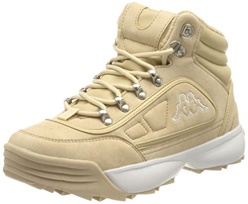 Kappa Unisex Shivoo Ice Hi Sneaker, Sand White, 37 EU von Kappa