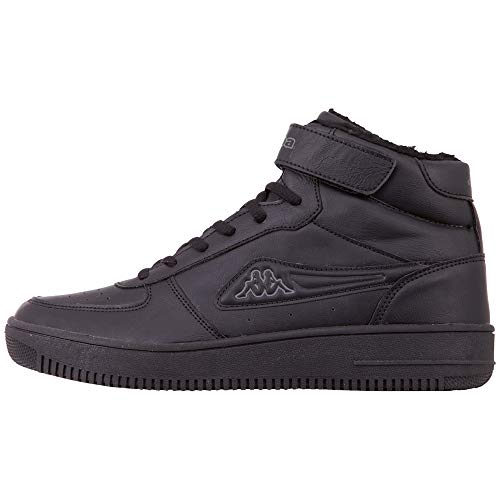 Kappa Unisex Sneaker BASH MID FUR 242799 Black 39 von Kappa