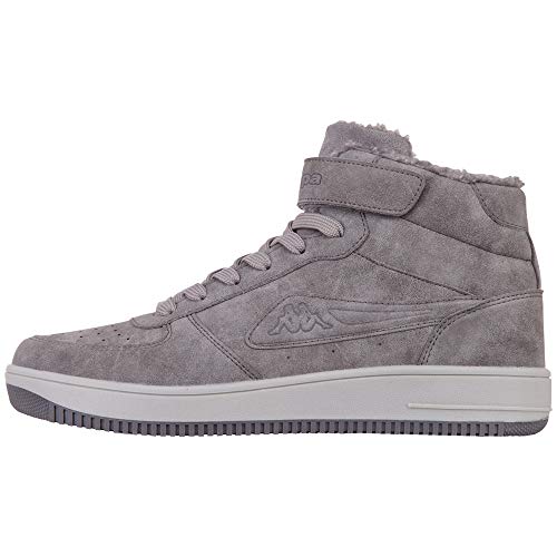 Kappa Unisex Sneaker BASH MID FUR 242799 Grey 43 von Kappa