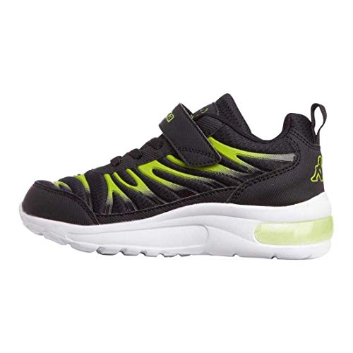 Kappa Unisex Sneaker Sportschuhe 260785K Schwarz/Gelb, Schuhgröße:27 EU von Kappa