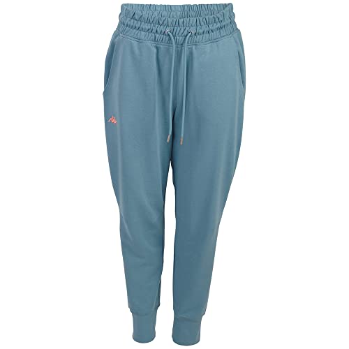 Kappa Unisex Women, Sweat Pants, Regular Fit Trainingshose, Adriatic Blue, XS EU von Kappa