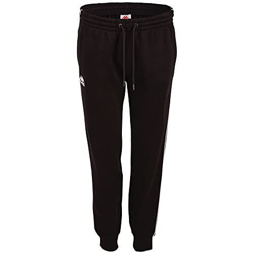 Kappa Unisex Women, Sweat Pants, Regular Fit Trainingshose, Caviar, L EU von Kappa