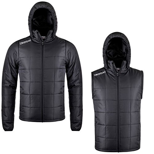 Kappa Unisex waples Jacke, Schwarz, XXL von Kappa