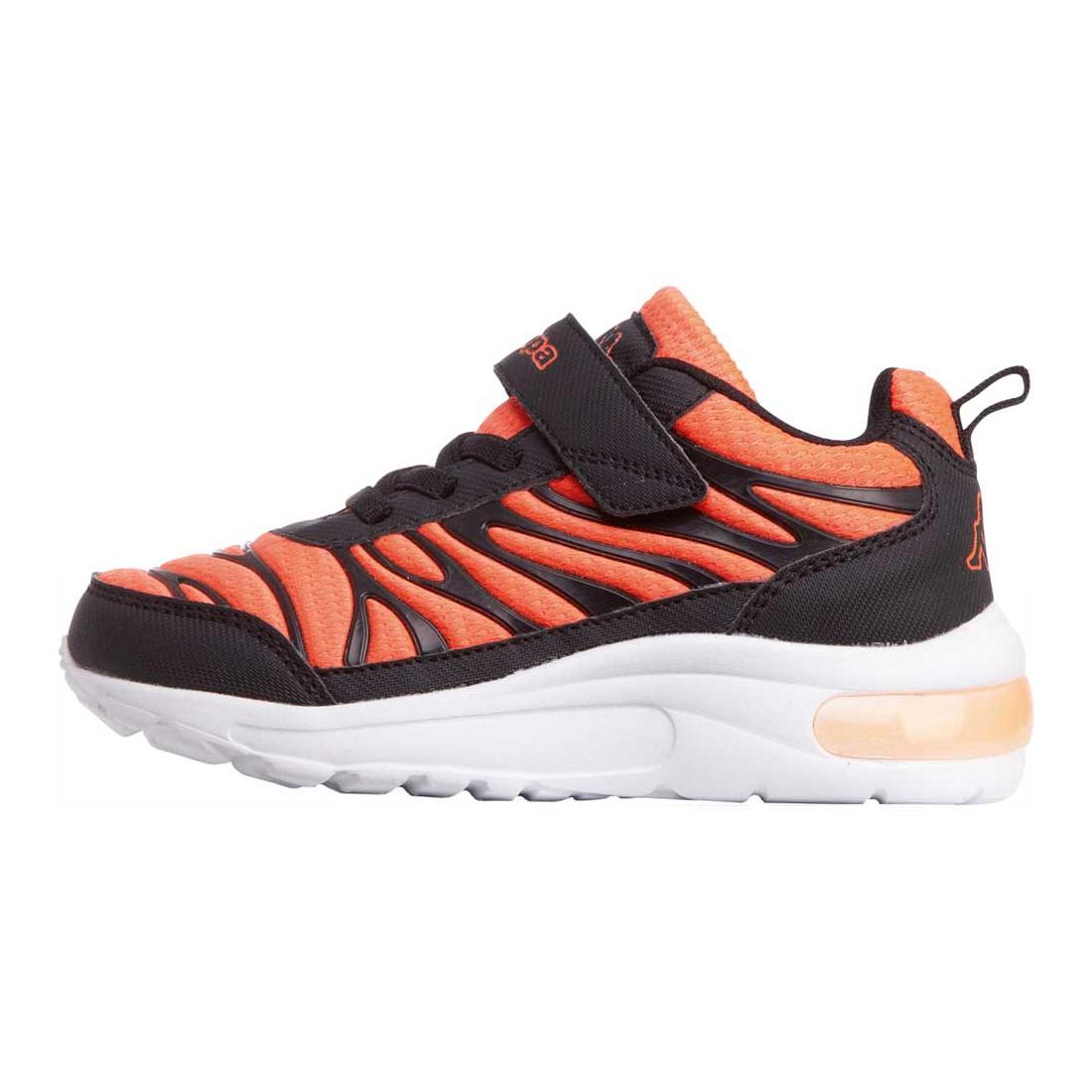 Kappa Unisex Sneaker Sportschuhe 260785K Schwarz / Orange von Kappa