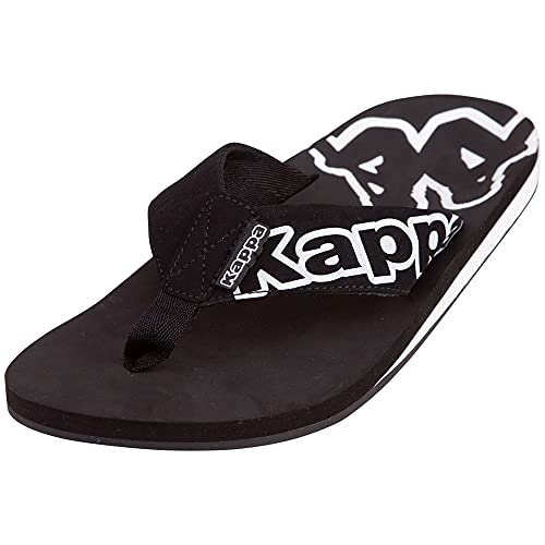 Kappa Herren Aryse Flipflop, Black White, 42 EU von Kappa