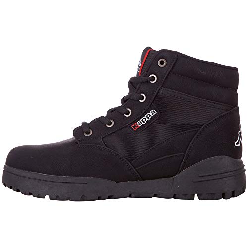 Kappa BONFIRE Unisex Kurzschaft Stiefel Winterstiefel 242777 Schwarz, Schuhgröße:43 EU von Kappa