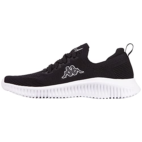 Kappa Unisex Abiola Sneaker, Black Silver, 37 EU von Kappa