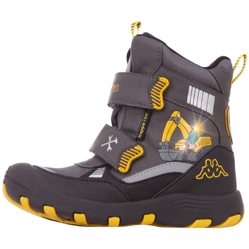 Kappa Unisex Kinder Road Tex Klassische Stiefel, 1640 Grey Yellow ,25 EU von Kappa