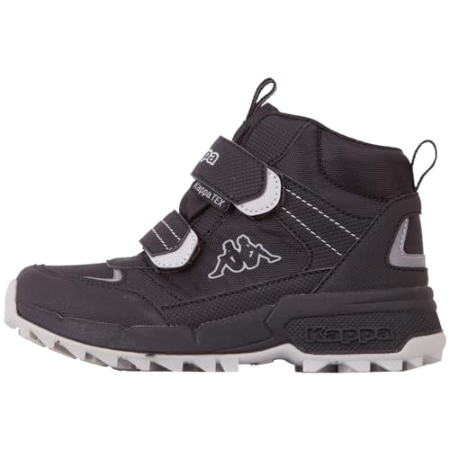 Kappa Unisex Kinder Aiko Tex Kids Schneeschuh, Black Silver, 27 EU von Kappa