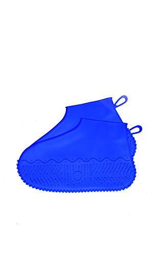 Kaps Schuhüberzieher Freizeit - und Turnschuhe, rutschfest | Rutschfester Überschuh aus Silikon für Kinder, Herren und Damenschuhe (M: 34–38 EU | Marineblau) von Kaps