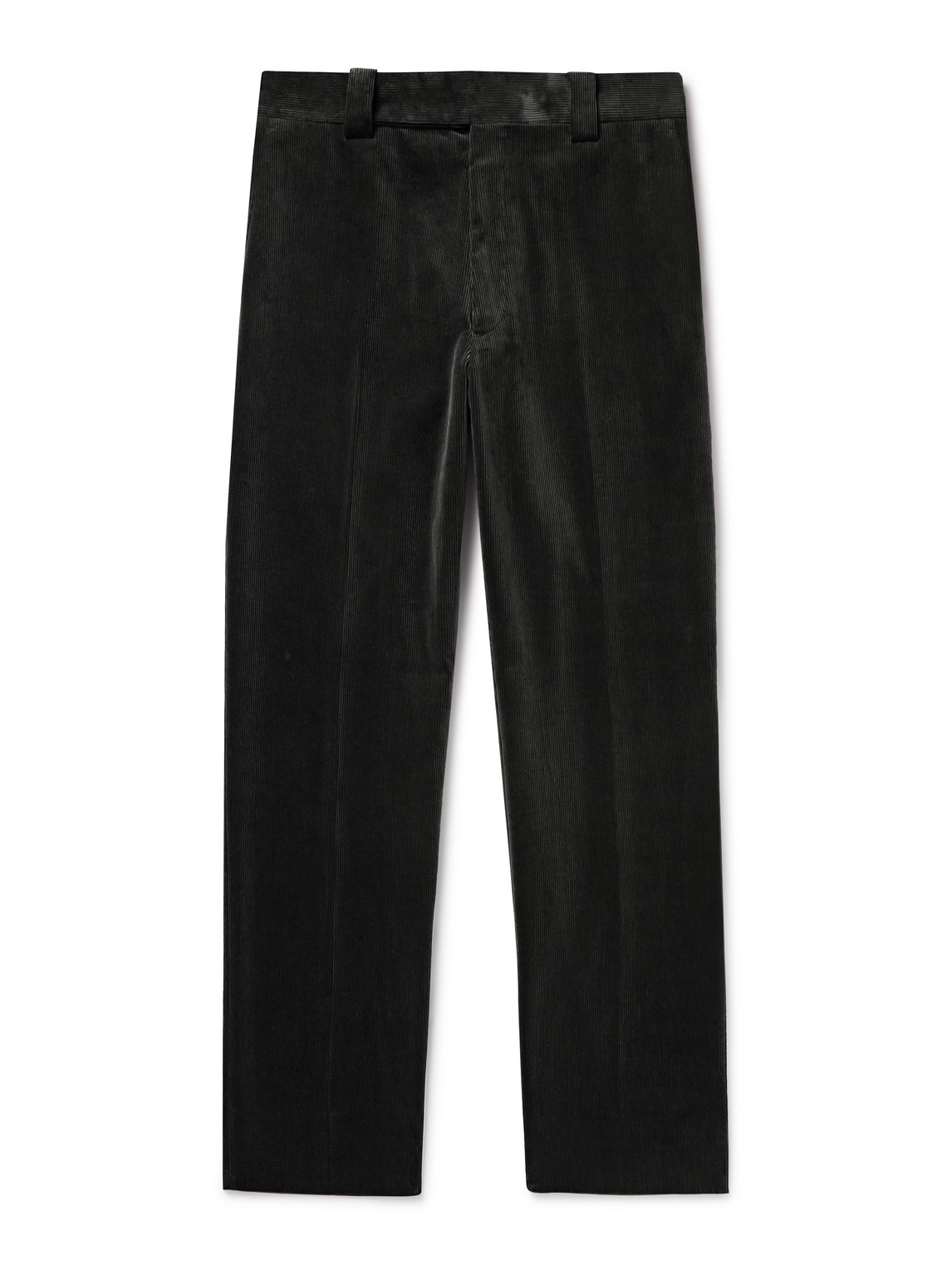 Kaptain Sunshine - D Slacks Straight-Leg Suvin Cotton-Corduroy Trousers - Men - Black - UK/US 32 Kaptain Sunshine - D Slacks Straight-Leg Suvin Cotton-Corduroy Trousers - Men - Black - UK/US 32 von Kaptain Sunshine