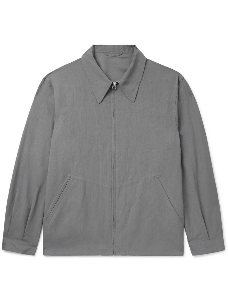 Kaptain Sunshine - Fly Wool-Blend Blouson Jacket - Men - Gray - 40 von Kaptain Sunshine