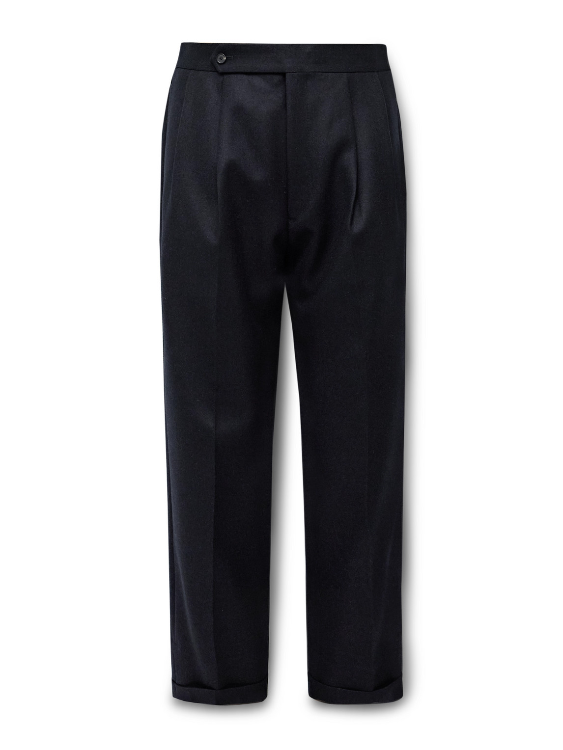 Kaptain Sunshine - Wide-Leg Pleated Wool-Twill Suit Trousers - Men - Blue - UK/US 28 Kaptain Sunshine - Wide-Leg Pleated Wool-Twill Suit Trousers - Men - Blue - UK/US 28 von Kaptain Sunshine