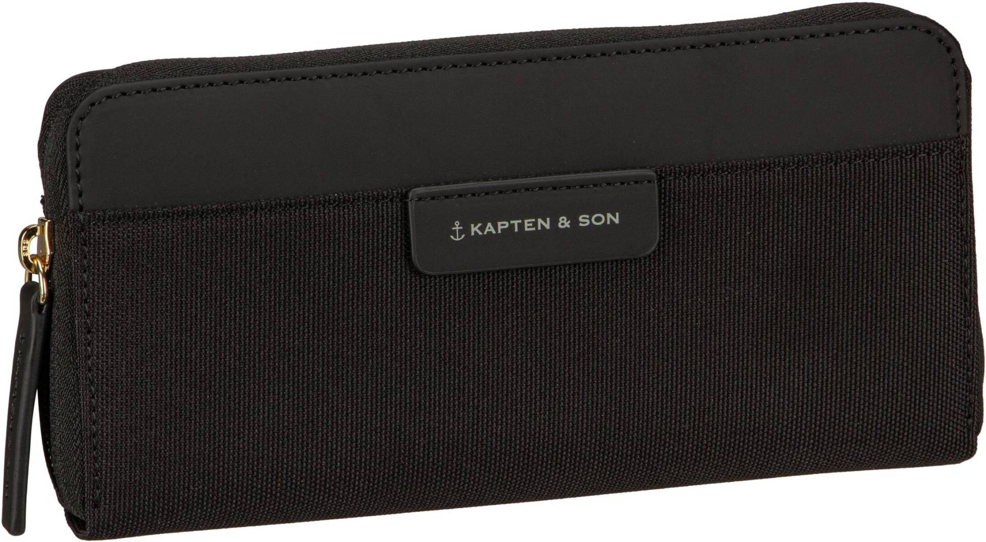 Kapten & Son Bergen Pro Wallet Large  in Schwarz (0.6 Liter), Geldbörse von Kapten & Son