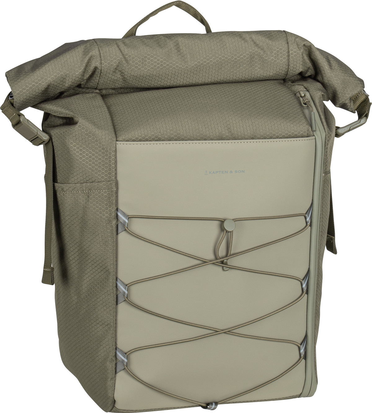 Kapten & Son Yoho  in Oliv (24 Liter), Rolltop Rucksack von Kapten & Son