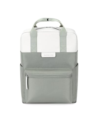 Kapten & Son Rucksack Bergen Muted Sage 11 L | Rucksack Damen & Herren Mint | Tagesrucksack mit 13" Laptopfach | vegan & wasserabweisend von Kapten & Son