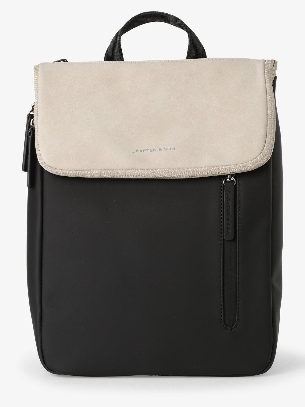 Kapten & Son Rucksack Damen Kunstleder, schwarz von Kapten & Son