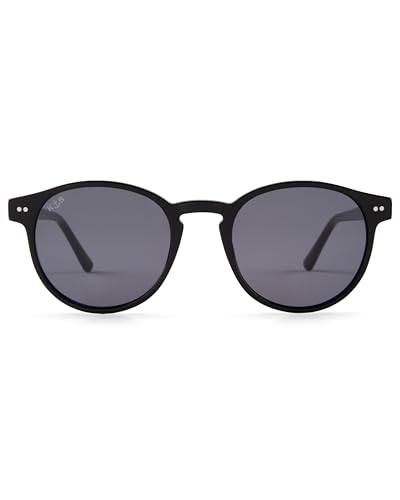 Kapten & Son Sonnenbrille Marais All Black | Unisex | Stylische Sunglasses mit formschöner Fassung aus hochwertigem Acetat | Zuverlässiger Sonnen- und UV-Schutz | Rahmenbreite: 138mm von Kapten & Son