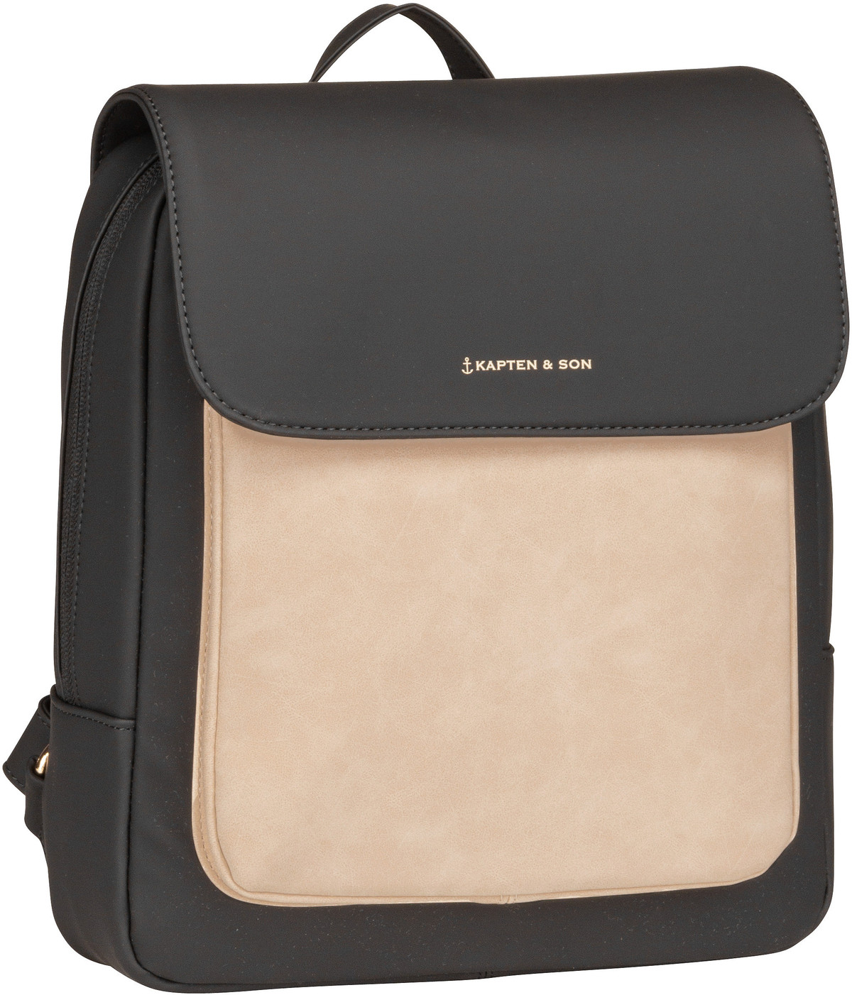 Kapten & Son Tromso Small  in Cream Black (6 Liter), Rucksack / Backpack von Kapten & Son