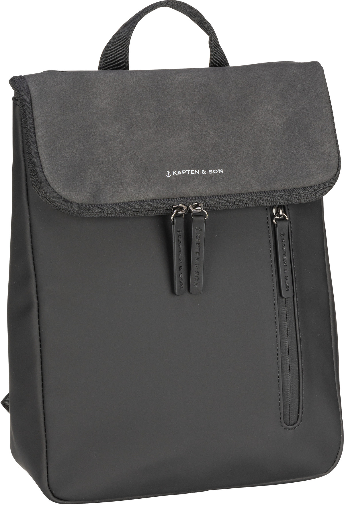 Kapten & Son Vallen  in Schwarz (6 Liter), Rucksack / Backpack von Kapten & Son